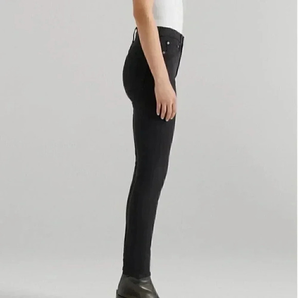 NWT Edwin Candice High Rise Skinny Jeans in Black - Picture 3 of 9